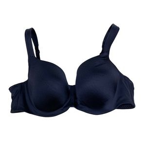Soma Black Stunning Support Smooth Balconette Bra, Size 34C